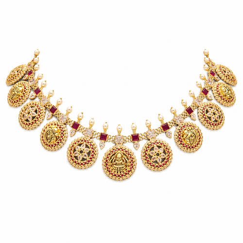Semi Precious Short Necklace