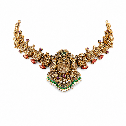 Semi Precious Short Necklace