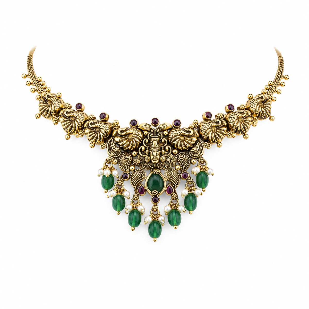 Semi Precious Short Necklace