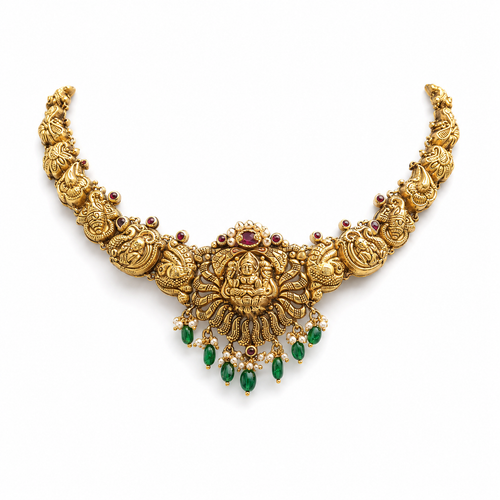 Semi Precious Short Necklace