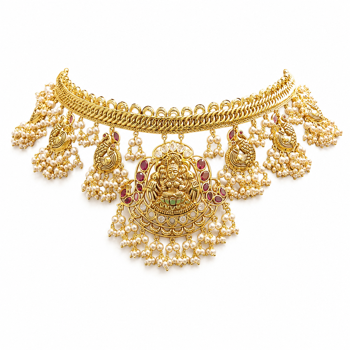 Semi Precious Short Necklace