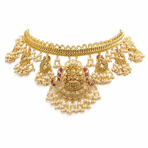 Semi Precious Short Necklace