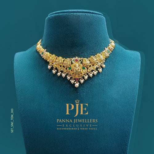 Semi Precious Short Necklace