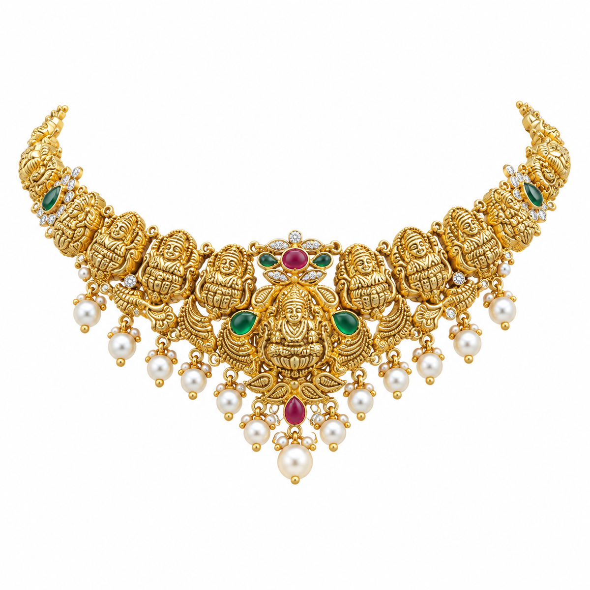 Semi Precious Short Necklace