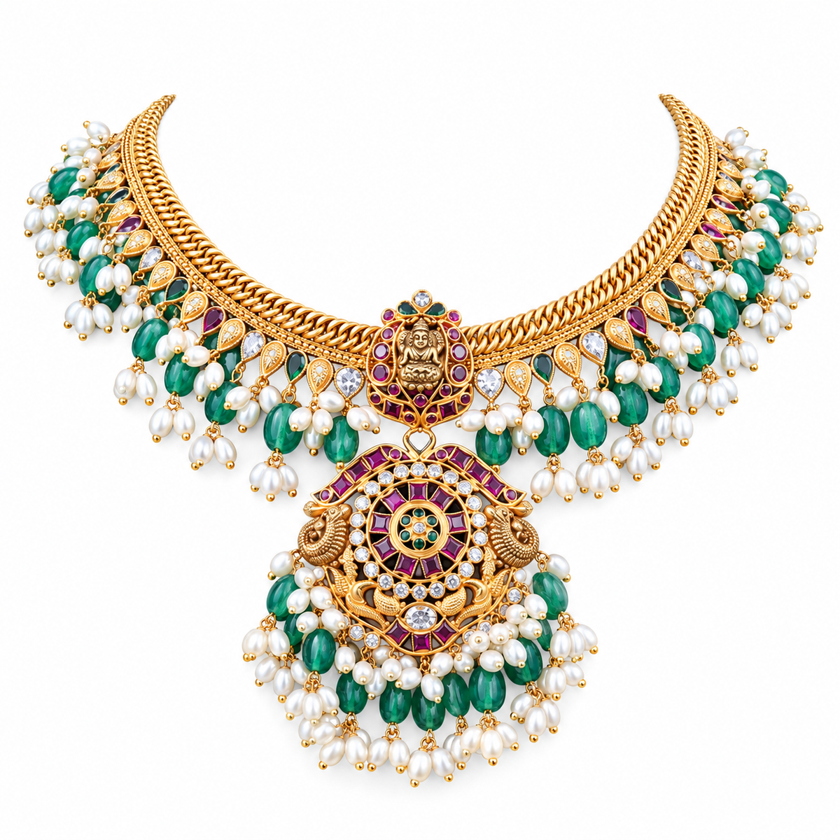 Semi Precious Short Necklace