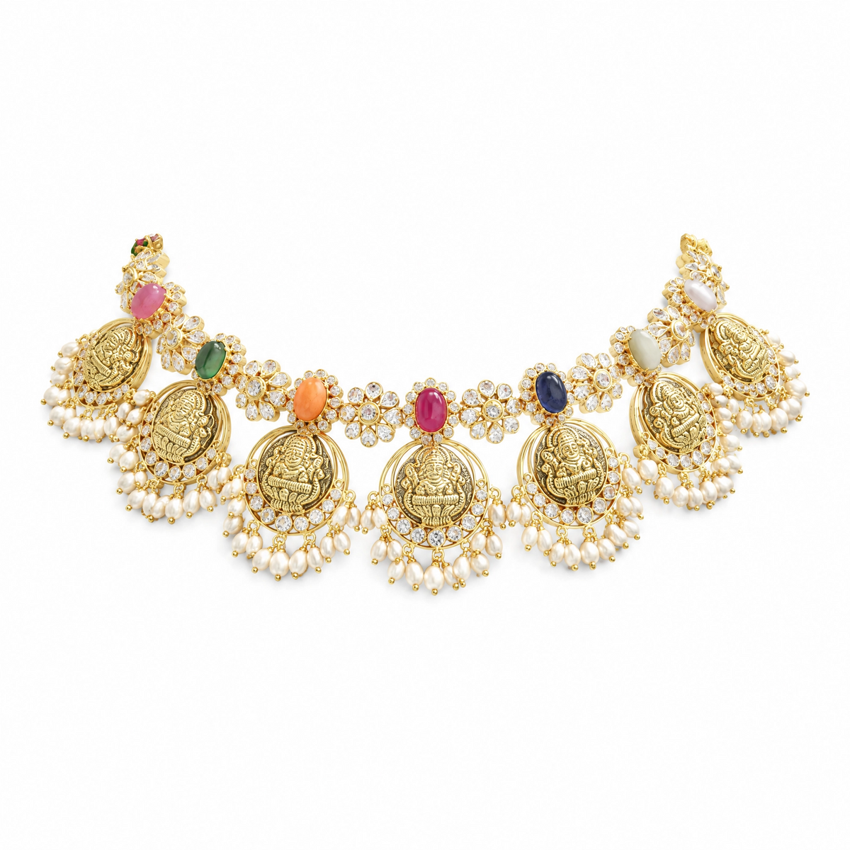 Semi Precious Short Necklace