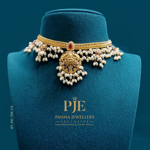 Semi Precious Short Necklace