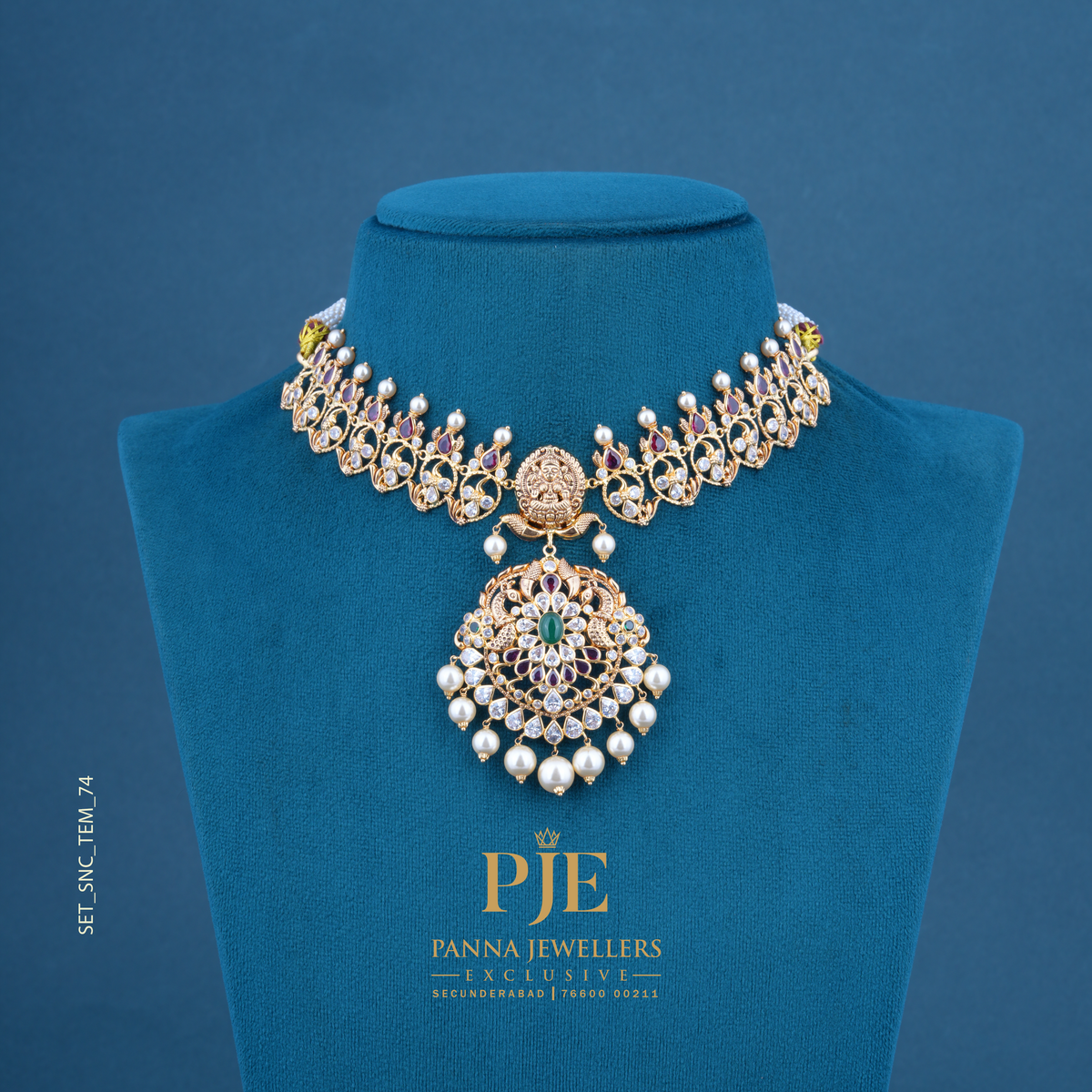 Semi Precious Short Necklace