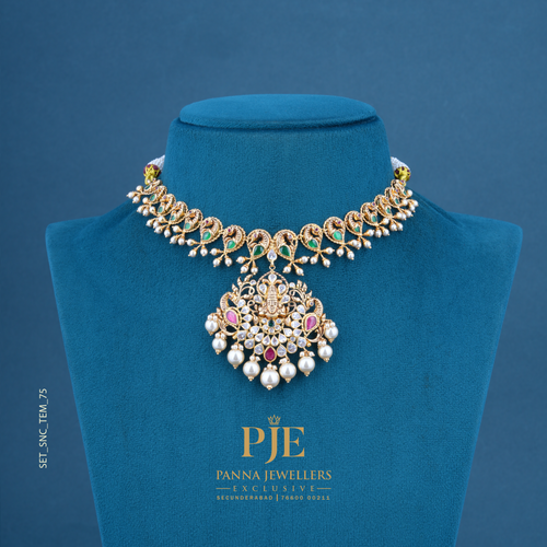 Semi Precious Short Necklace