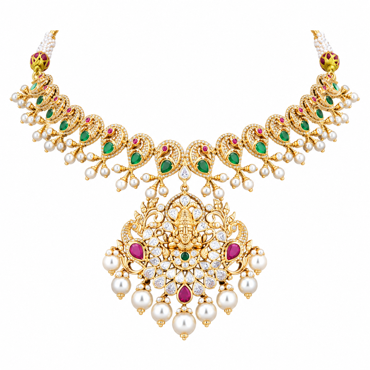 Semi Precious Short Necklace