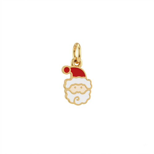 Santa Claus 22KT Gold Pendant For Kids