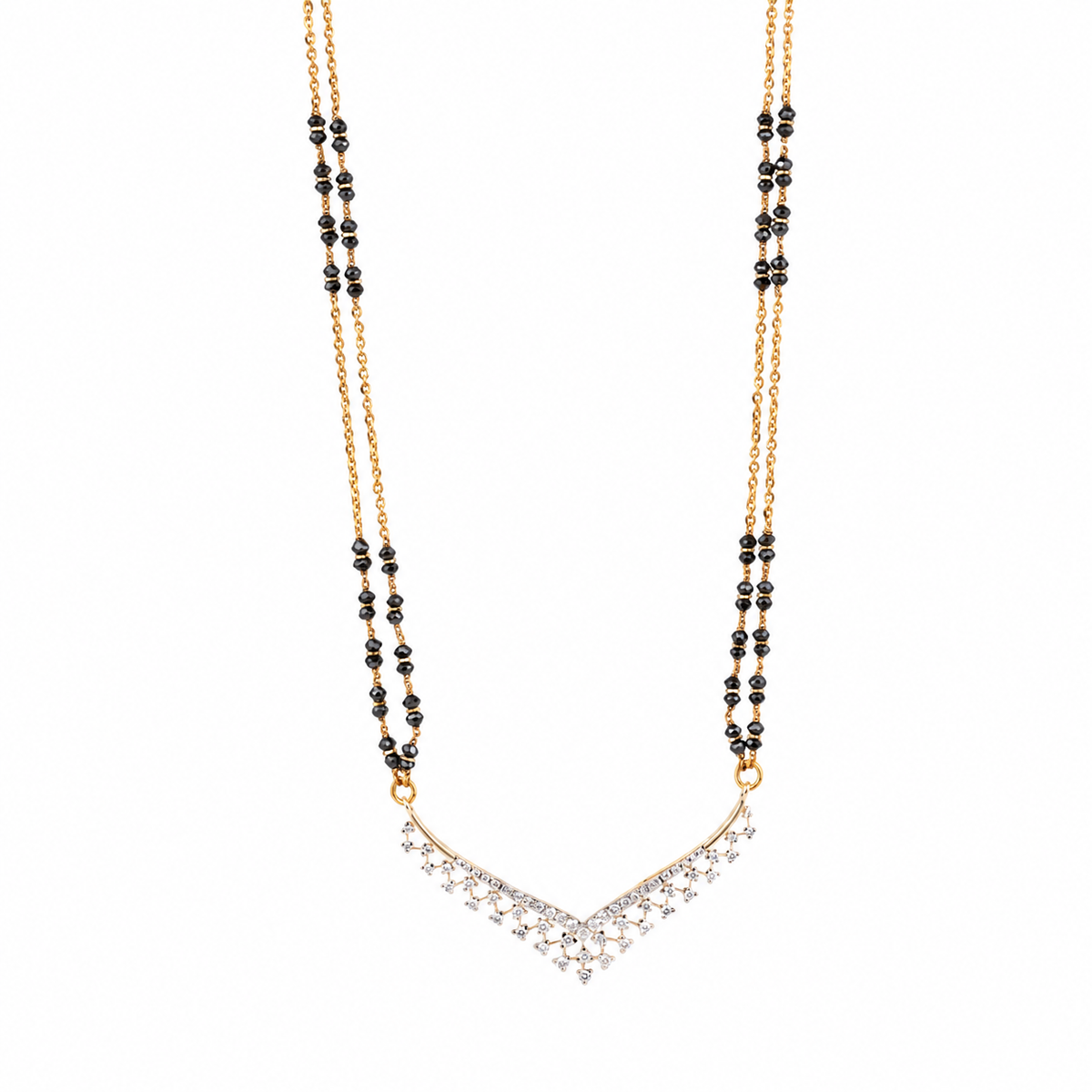 Scarlett 14KT Lab Grown Diamond Mangalsutra