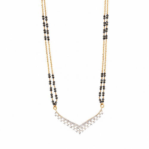 Scarlett 14KT Lab Grown Diamond Mangalsutra