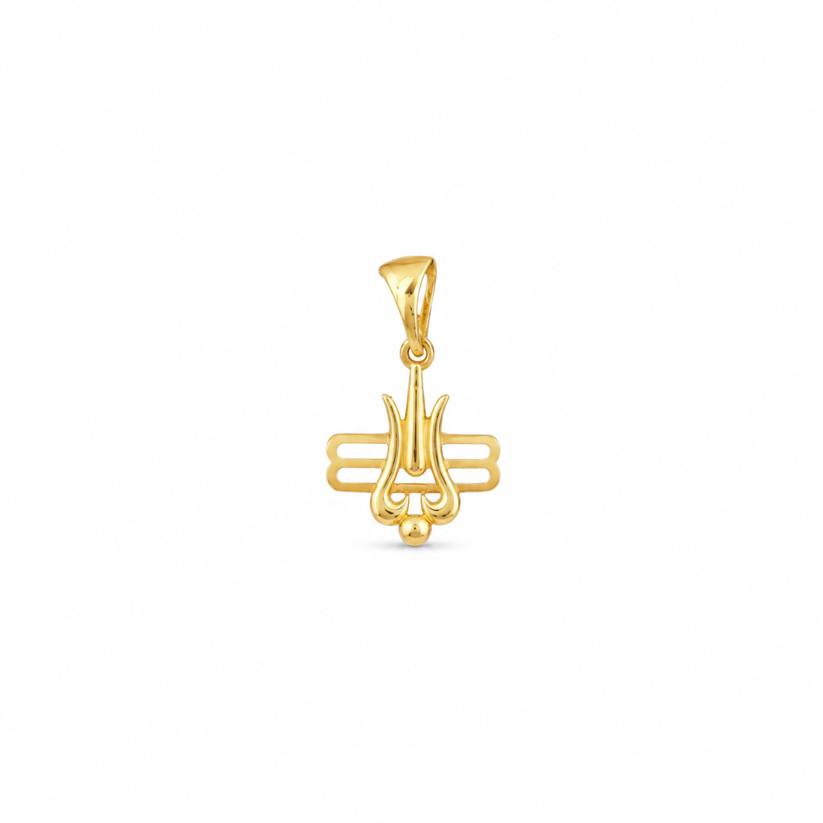 Shiva 22KT Gold Pendant For Kids