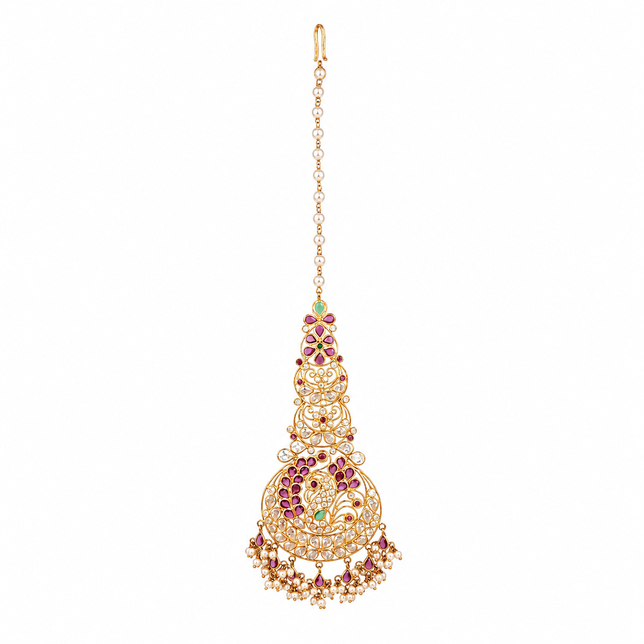 Shringa 22KT Gold Maang Tikka