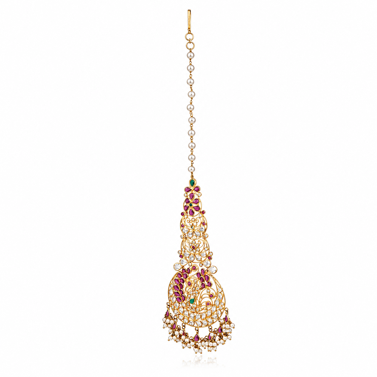 Shringa 22KT Gold Maang Tikka
