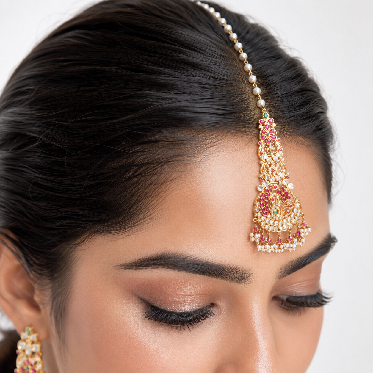 Shringa 22KT Gold Maang Tikka