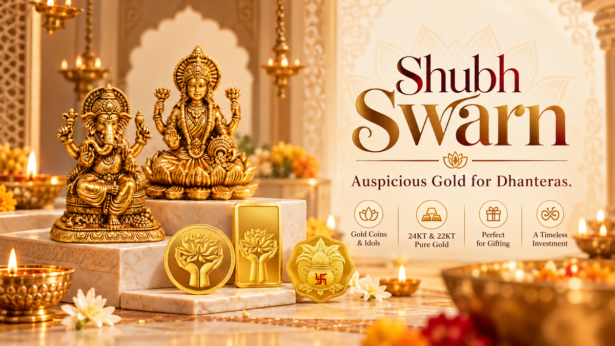 Auspicious gold for Dhanteras