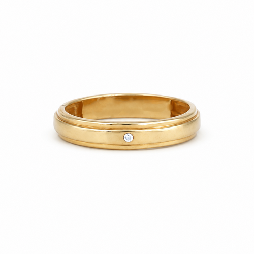 Sleek 22KT Gold Band Ring