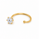 Solitaire 18KT Gold Diamond Nose Pin