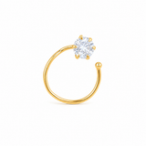 Solitaire 18KT Gold Diamond Nose Pin