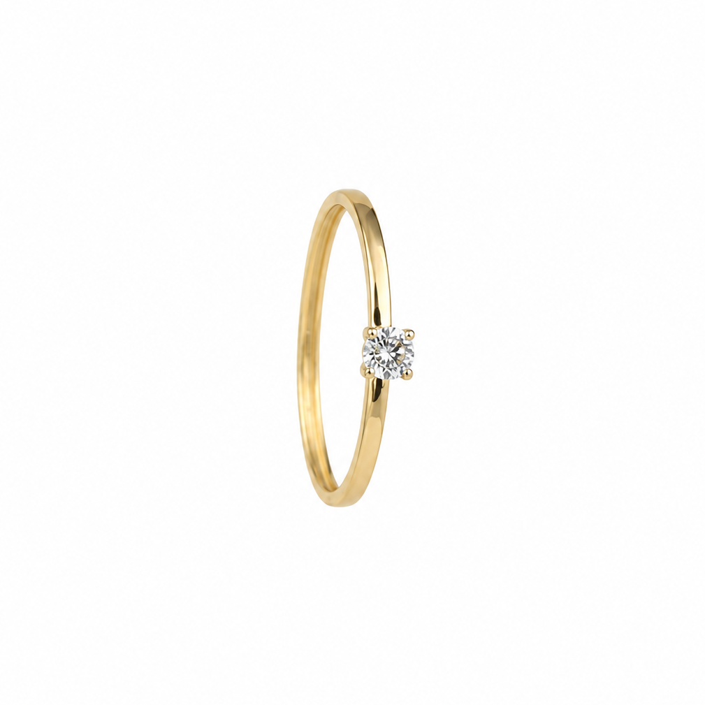 Solstice Solitaire Lab Grown Diamond Ring
