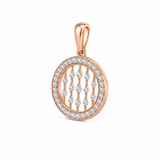 Sparkling Trail 18KT Gold Diamond Pendant