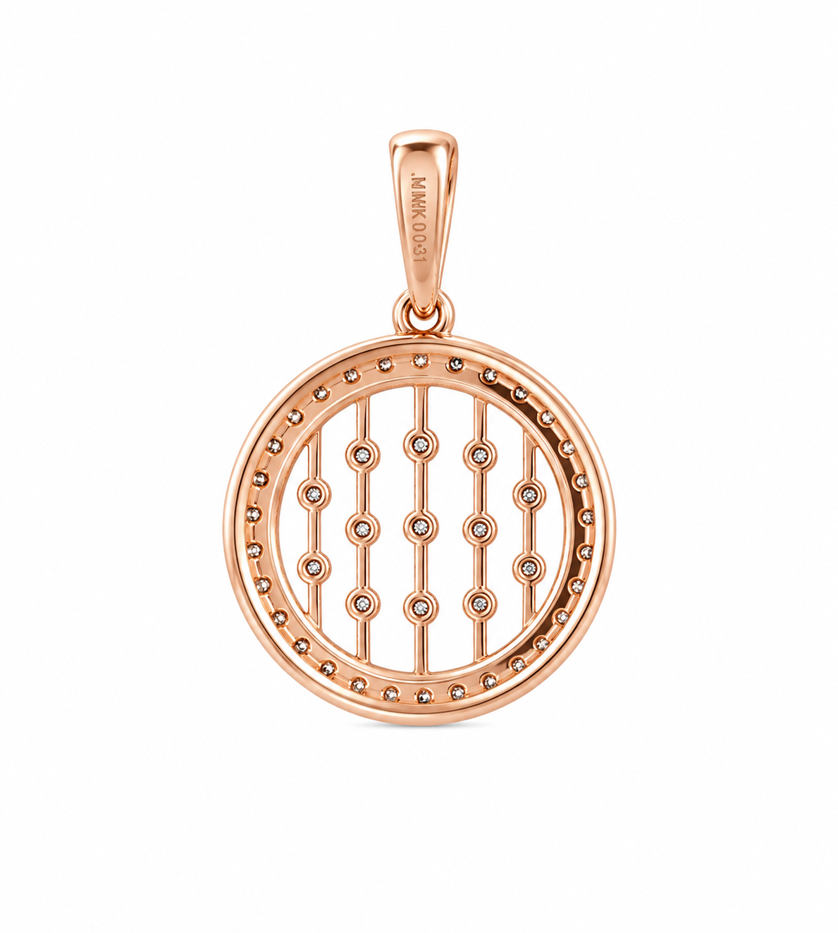 Sparkling Trail 18KT Gold Diamond Pendant
