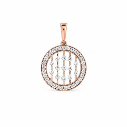 Sparkling Trail 18KT Gold Diamond Pendant