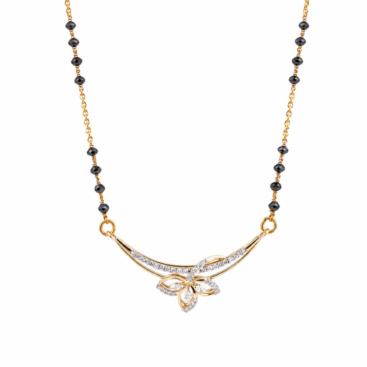 Trayi 14KT Lab Grown Diamond Mangalsutra