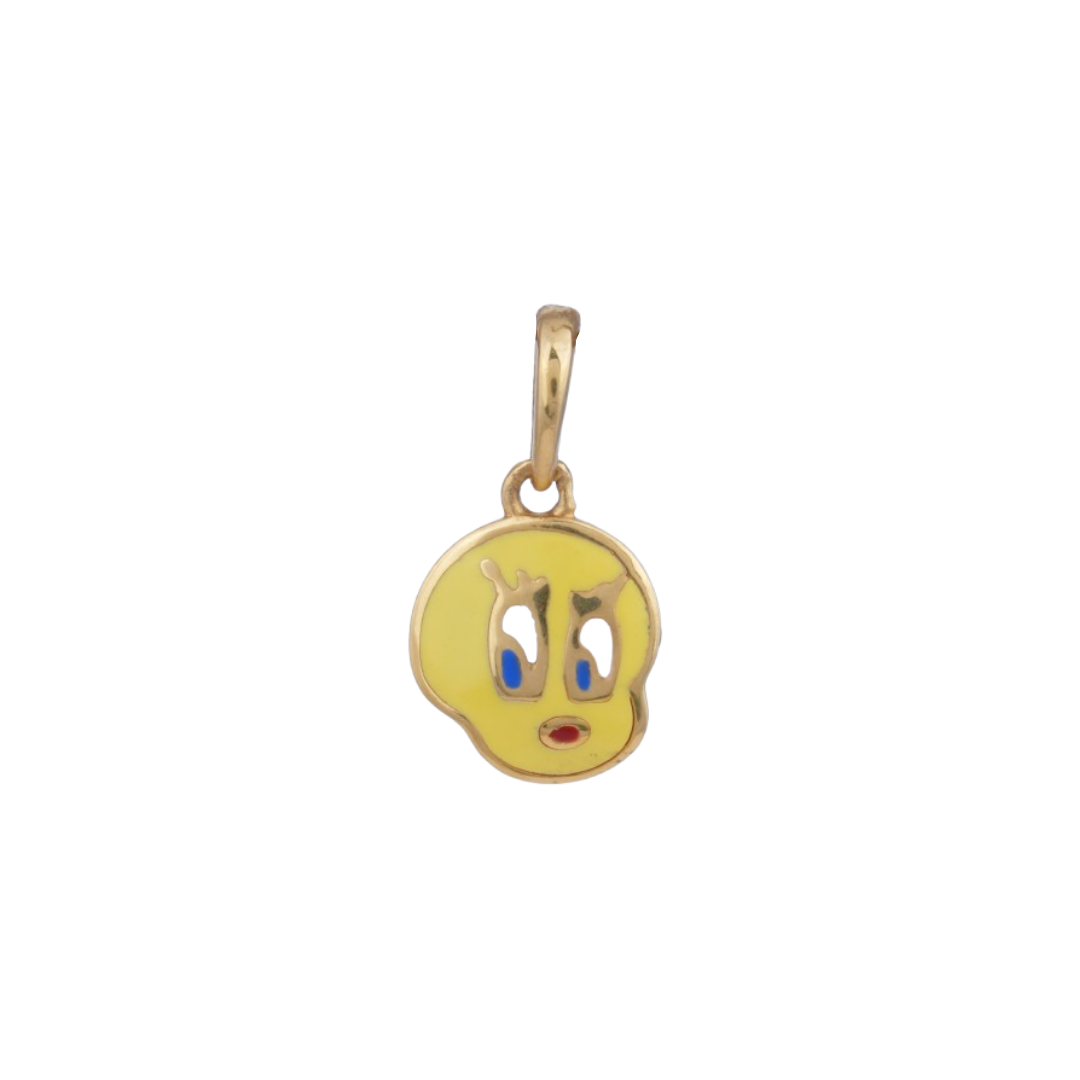 Tweety 22KT Gold Pendant For Kids