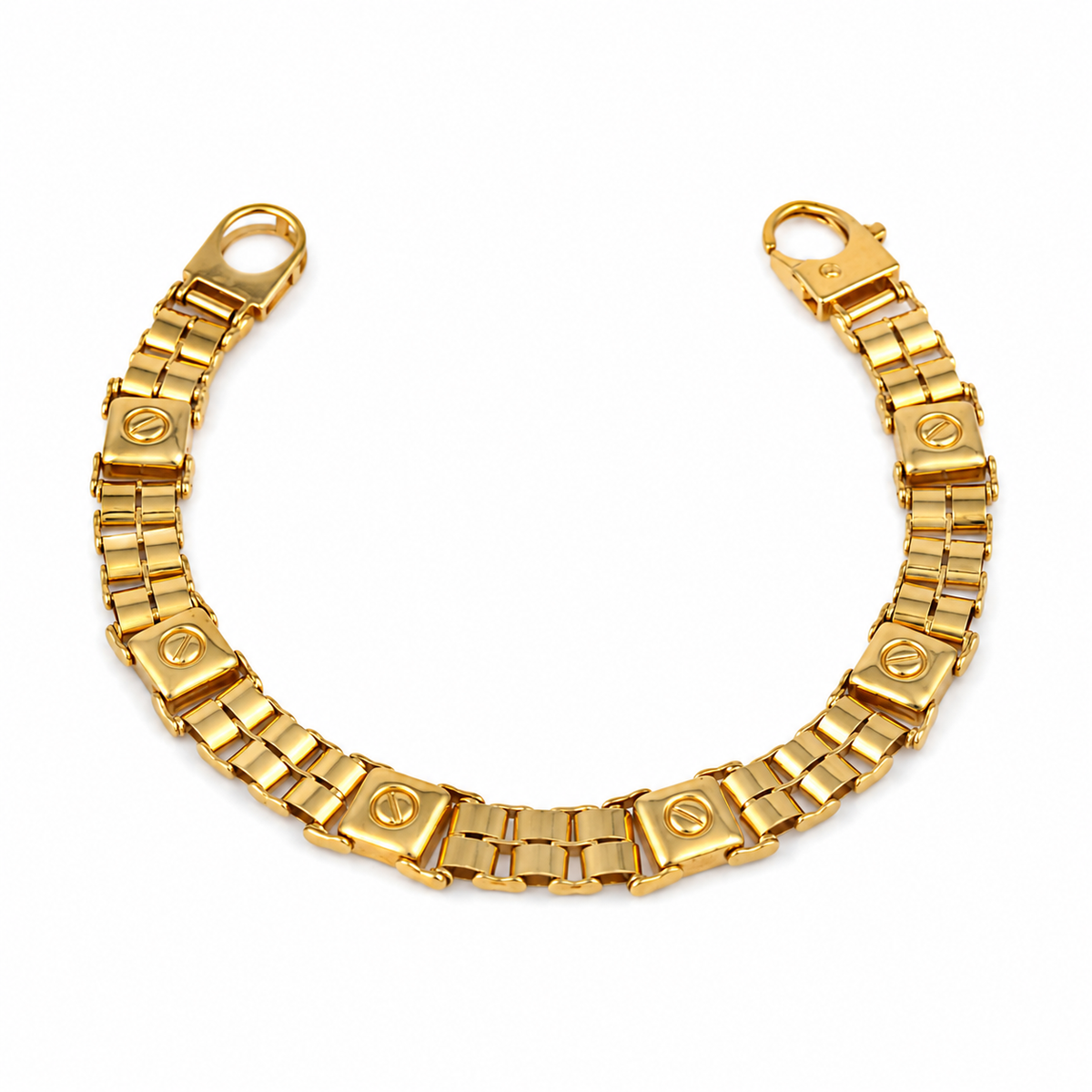 Urban 22KT Gold Link Chain Bracelet
