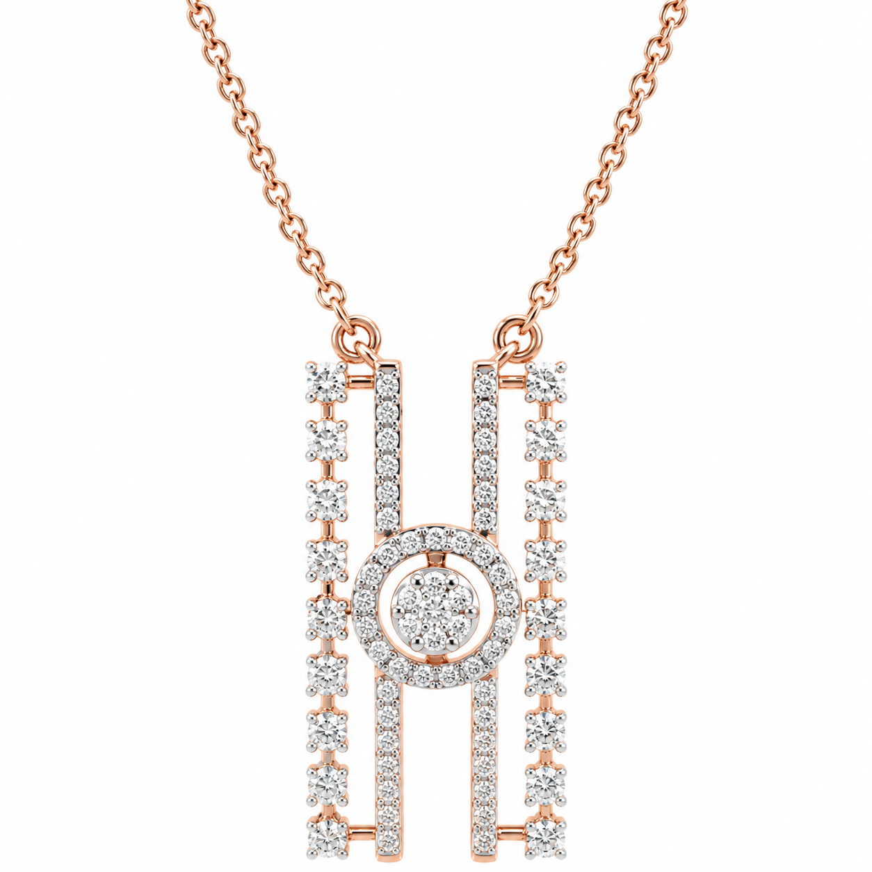 Verdant Vision 18KT Gold Diamond Necklace