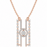 Verdant Vision 18KT Gold Diamond Necklace