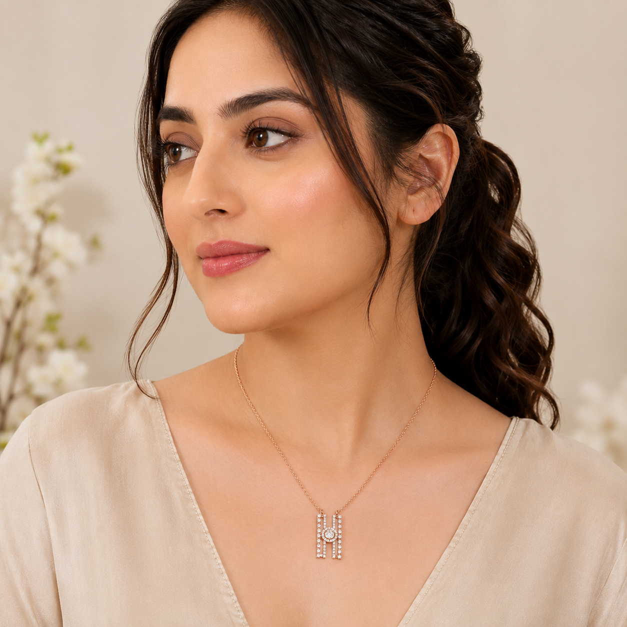 Verdant Vision 18KT Gold Diamond Necklace