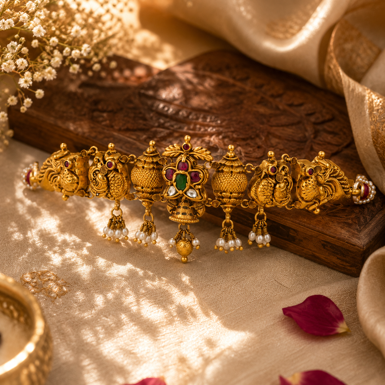 Vintage Opulence 22KT Gold Bajuband