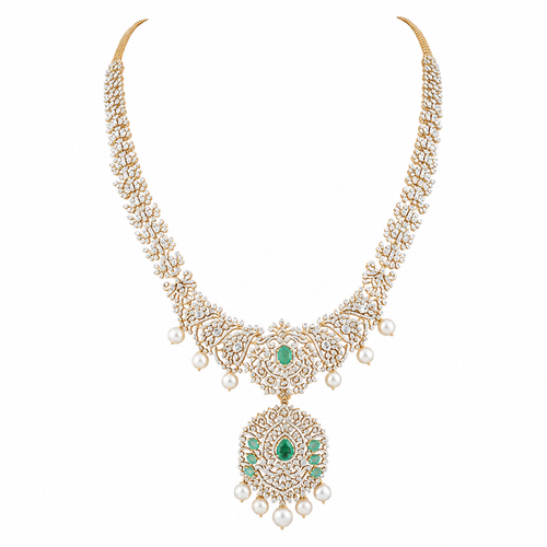 Virasat 18KT Gold Diamond Necklace