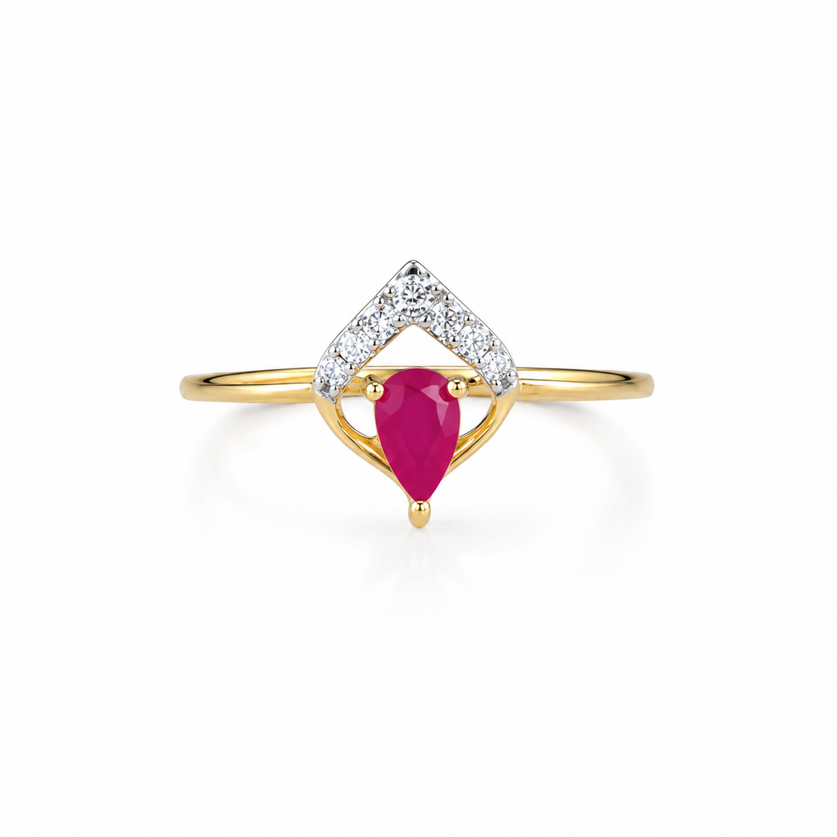 Vishani 14KT Gold Diamond Ring