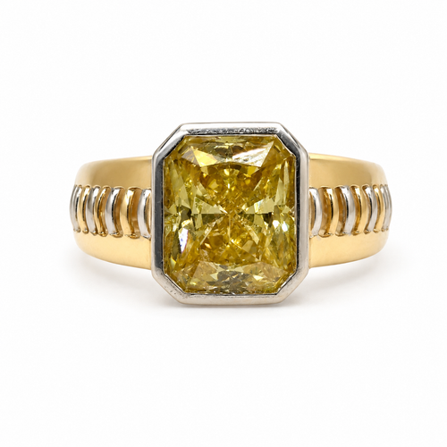 Yellow Sapphire 18KT Gold Ring
