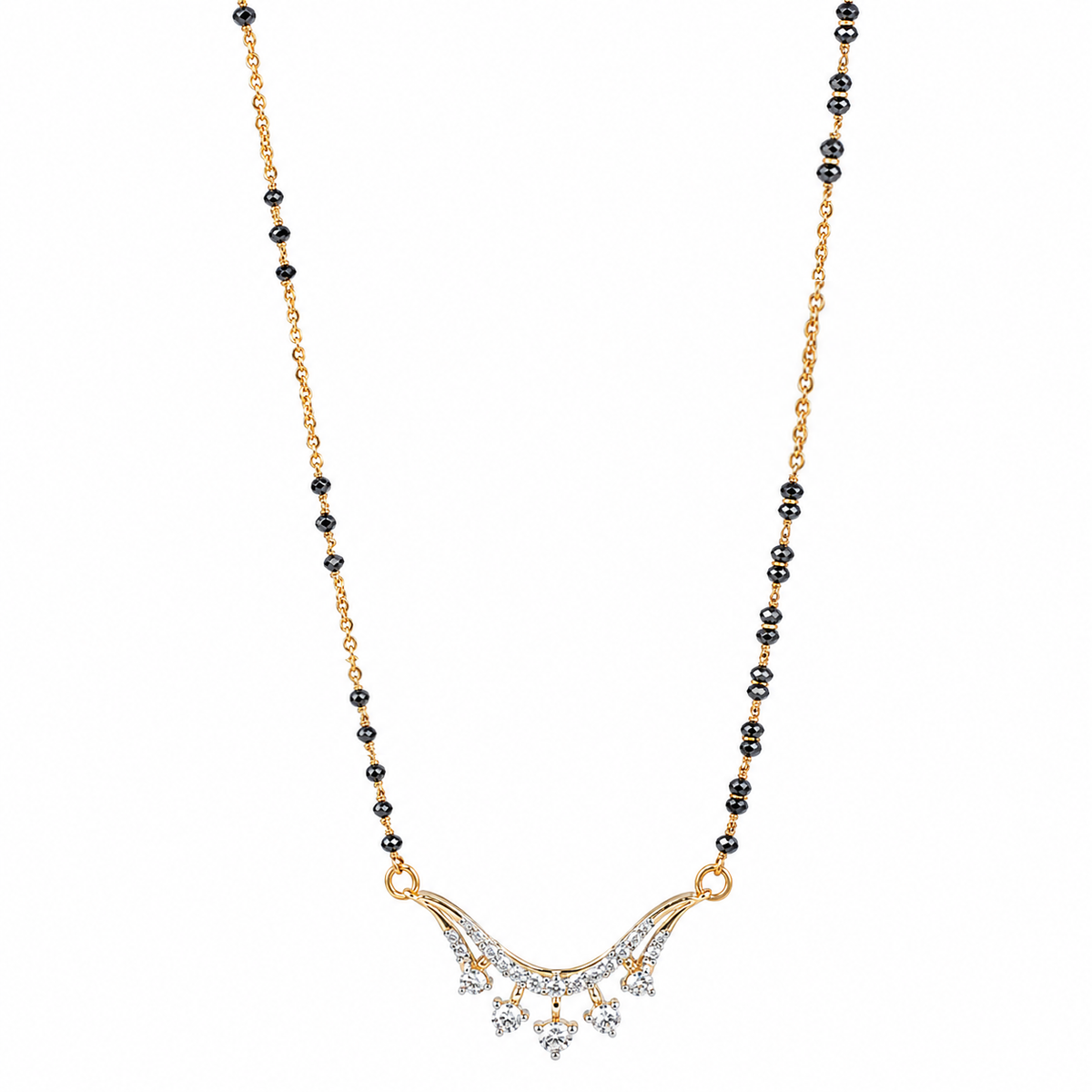 Ziva 14KT Lab Grown Diamond Mangalsutra
