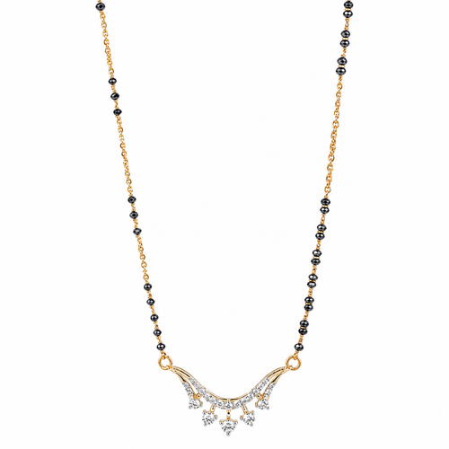 Ziva 14KT Lab Grown Diamond Mangalsutra