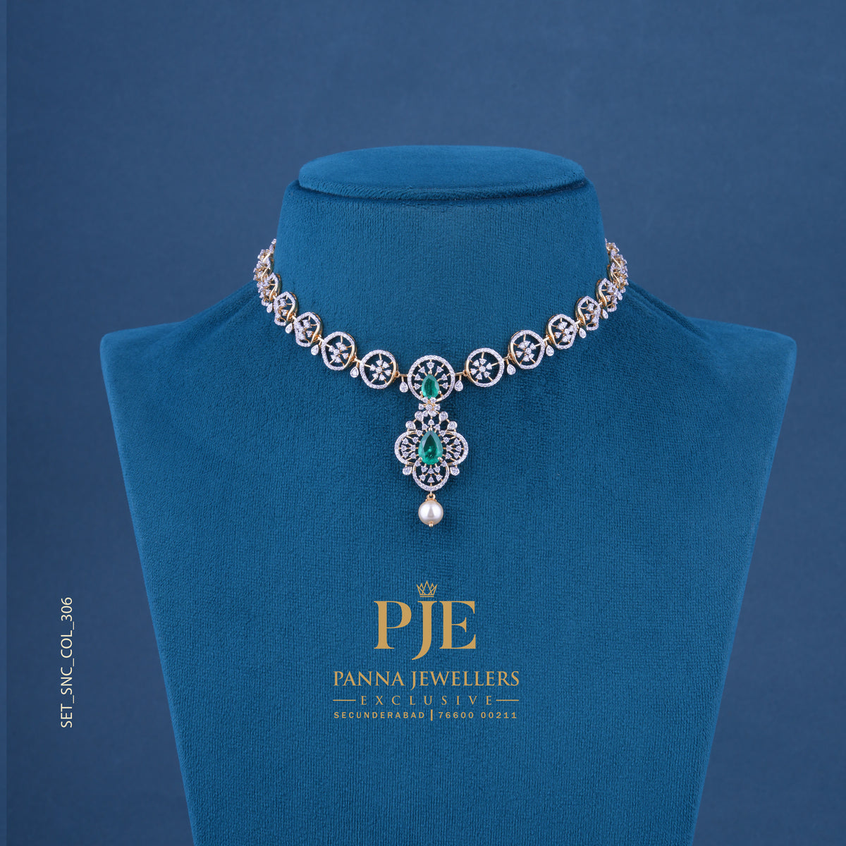 Semi Precious Short Necklace