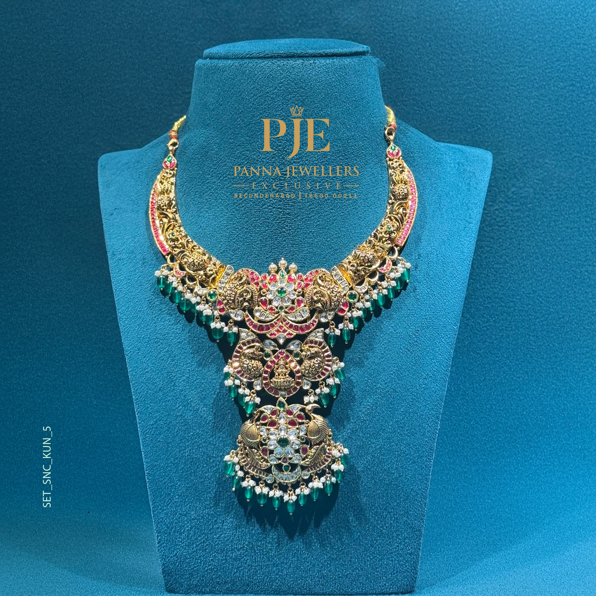 Semi Precious Short Necklace