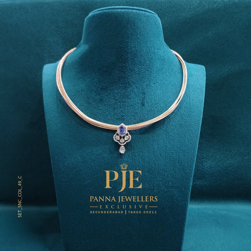 Semi Precious Short Necklace