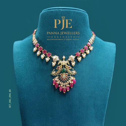 Semi Precious Short Necklace