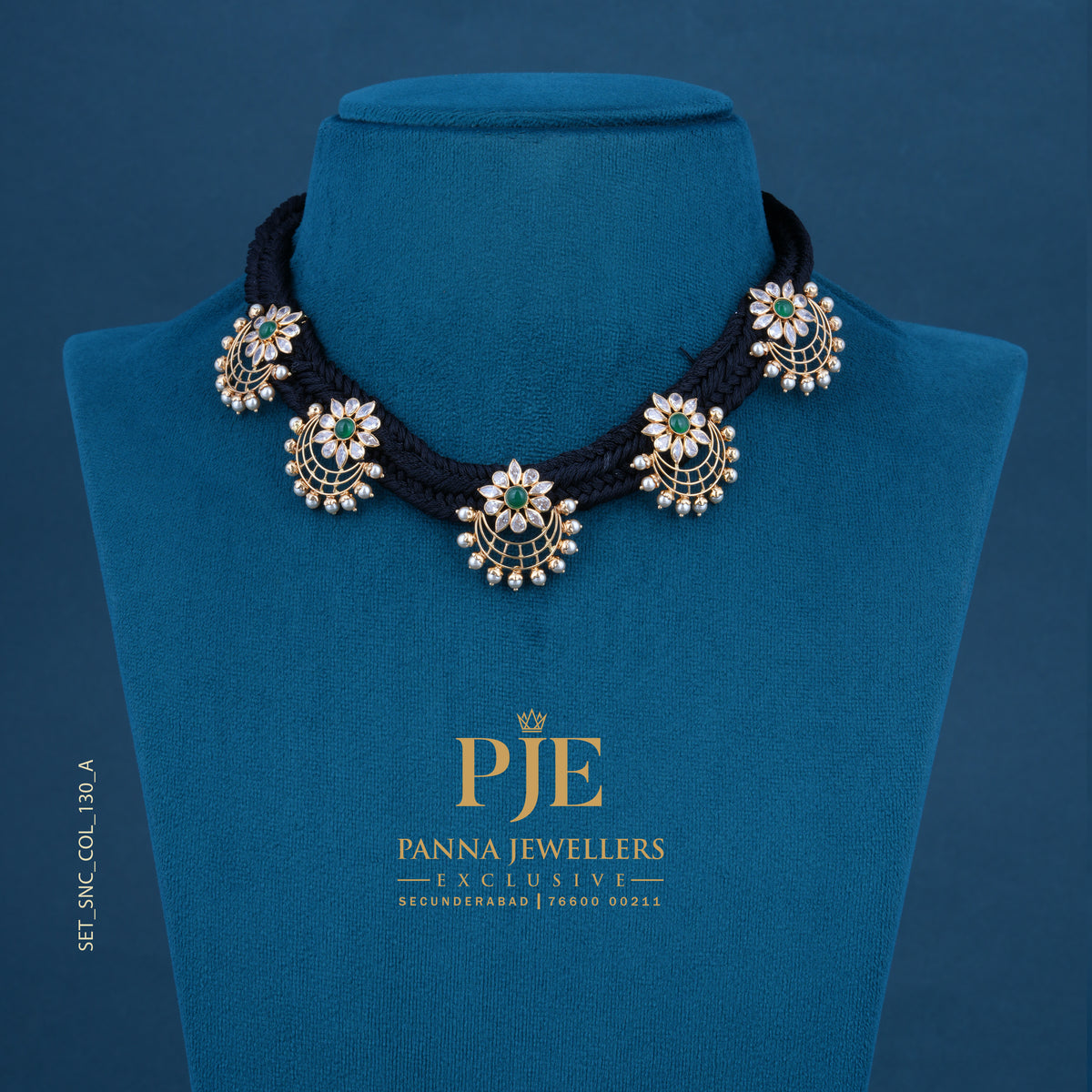 Semi Precious Short Necklace
