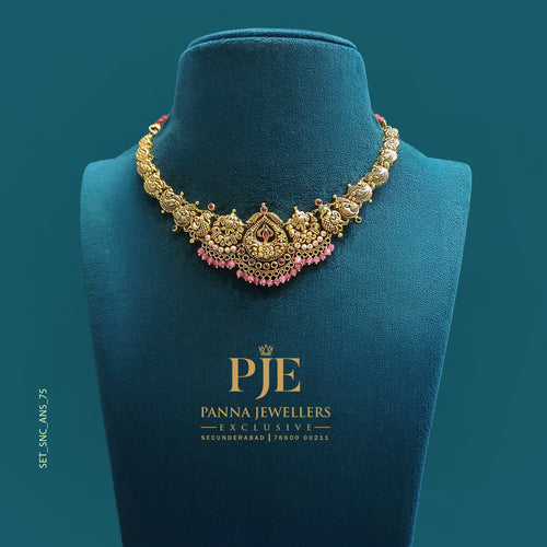 Semi Precious Short Necklace
