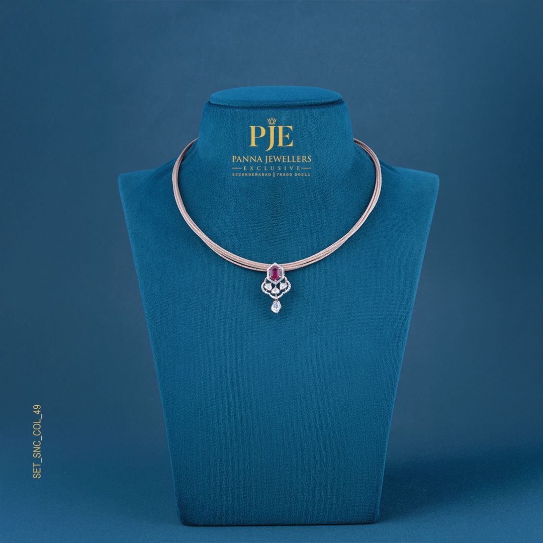 Semi Precious Short Necklace