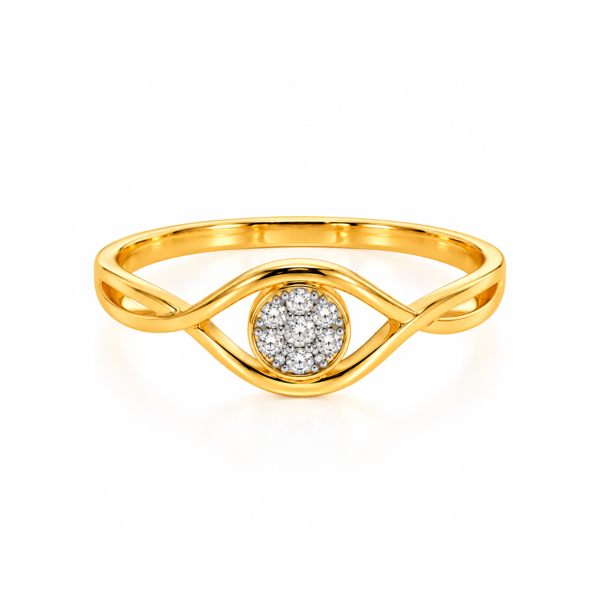 Iris 14KT Gold Lab Grown Diamond Ring