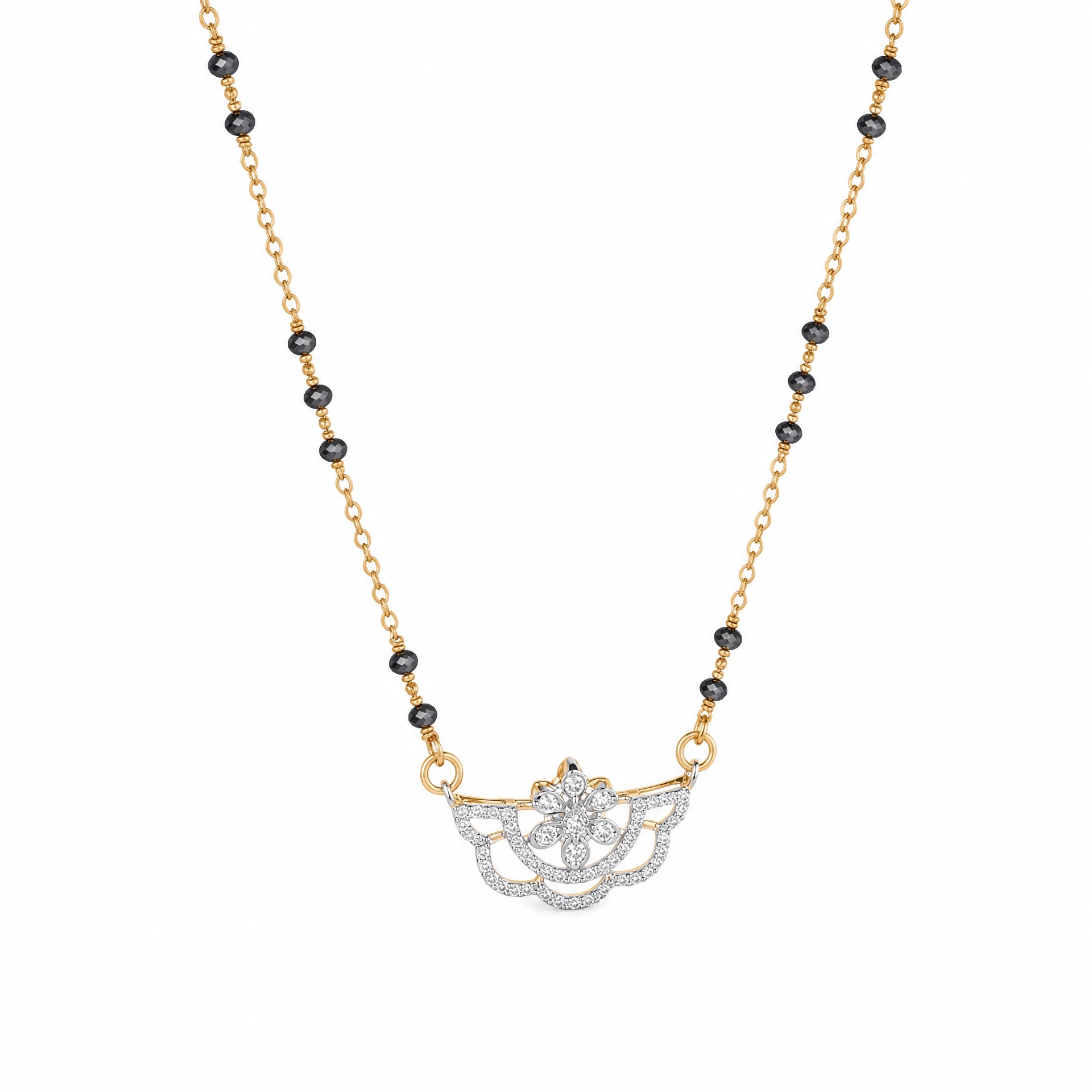 Bloom 18KT Gold Diamond Mangalsutra